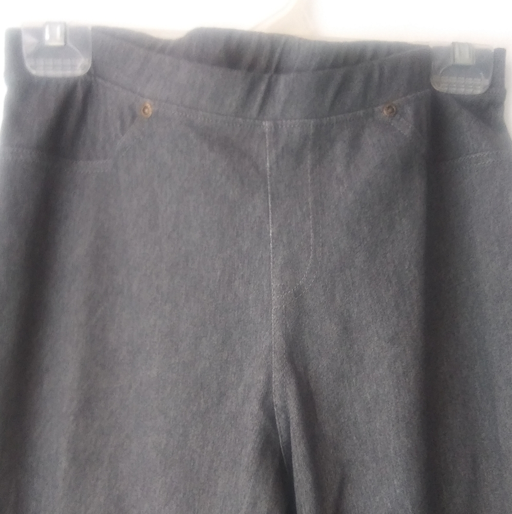 Women's Grey Denim Jeggings - Picture 1 of 6